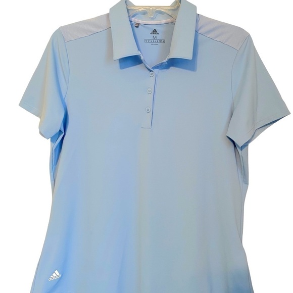 Adidas Ultimate 365 Golf  Polo Powder Blue Ladies Med - Picture 1 of 9